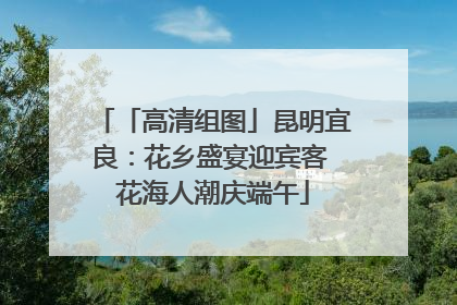 「高清组图」昆明宜良：花乡盛宴迎宾客 花海人潮庆端午