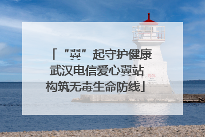 “翼”起守护健康 武汉电信爱心翼站构筑无毒生命防线