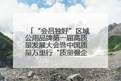 “会昌独好”区域公用品牌第一届高质量发展大会暨中国质量万里行“质量强企•质品行动”进会昌启动仪式成功举办