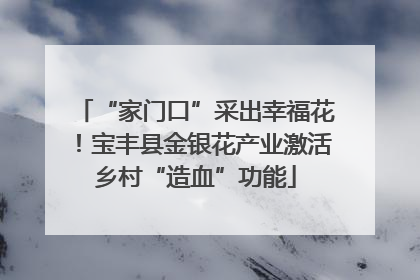 “家门口”采出幸福花！宝丰县金银花产业激活乡村“造血”功能