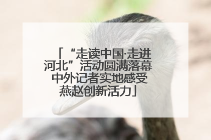 “走读中国·走进河北”活动圆满落幕 中外记者实地感受燕赵创新活力