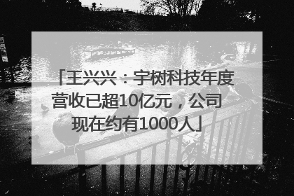 王兴兴：宇树科技年度营收已超10亿元，公司现在约有1000人