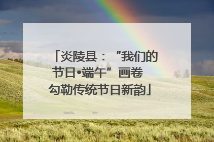 炎陵县：“我们的节日•端午”画卷 勾勒传统节日新韵