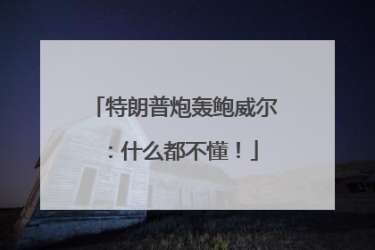 特朗普炮轰鲍威尔：什么都不懂！