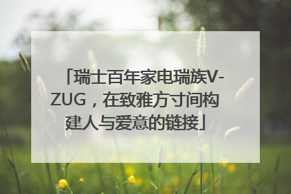 瑞士百年家电瑞族V-ZUG，在致雅方寸间构建人与爱意的链接