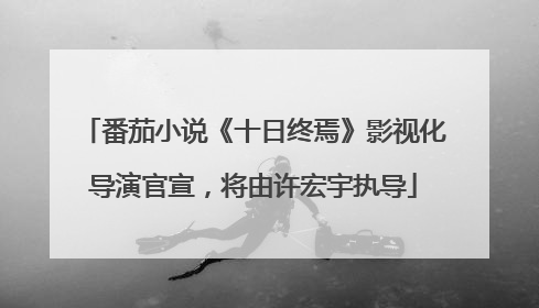 番茄小说《十日终焉》影视化导演官宣，将由许宏宇执导