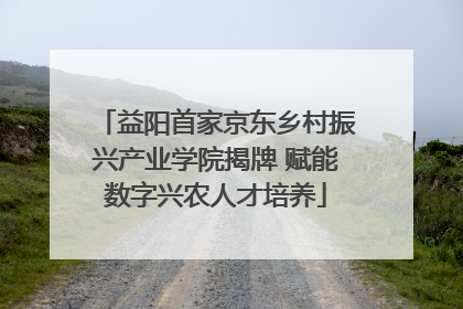 益阳首家京东乡村振兴产业学院揭牌 赋能数字兴农人才培养