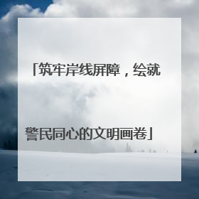 筑牢岸线屏障，绘就警民同心的文明画卷