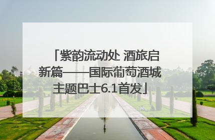 紫韵流动处 酒旅启新篇——国际葡萄酒城主题巴士6.1首发