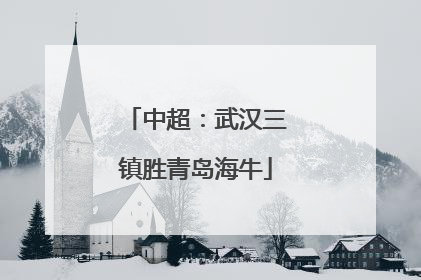 中超：武汉三镇胜青岛海牛