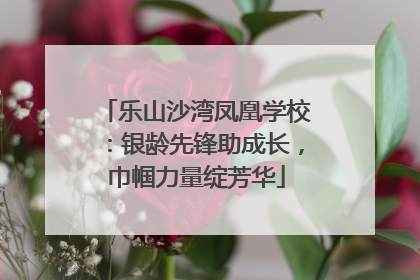 乐山沙湾凤凰学校：银龄先锋助成长，巾帼力量绽芳华