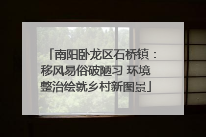 南阳卧龙区石桥镇：移风易俗破陋习 环境整治绘就乡村新图景