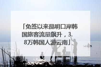 免签以来昆明口岸韩国旅客流量飙升，3.8万韩国人游云南