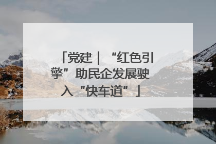 党建｜“红色引擎”助民企发展驶入“快车道”