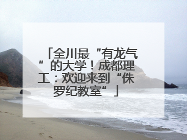 全川最“有龙气”的大学！成都理工：欢迎来到“侏罗纪教室”