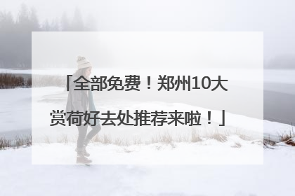 全部免费！郑州10大赏荷好去处推荐来啦！