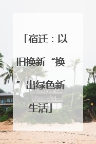 宿迁：以旧换新“换”出绿色新生活