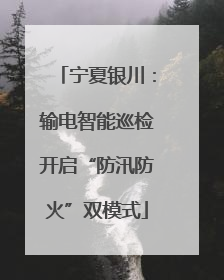 宁夏银川：输电智能巡检开启“防汛防火”双模式