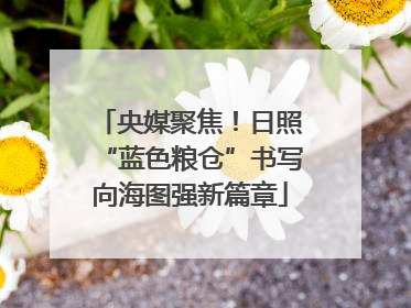央媒聚焦！日照“蓝色粮仓”书写向海图强新篇章
