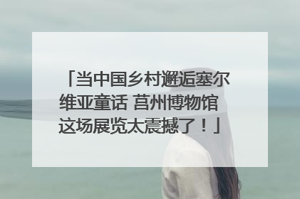 当中国乡村邂逅塞尔维亚童话 莒州博物馆这场展览太震撼了！