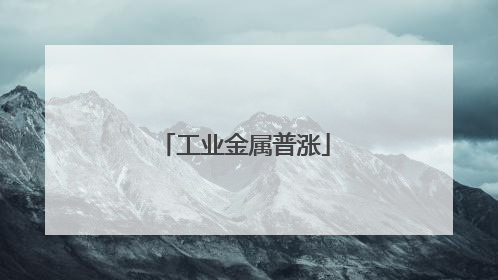 工业金属普涨
