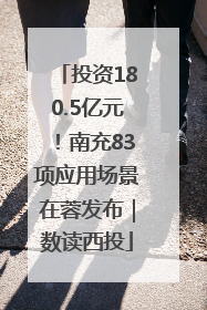 投资180.5亿元！南充83项应用场景在蓉发布｜数读西投