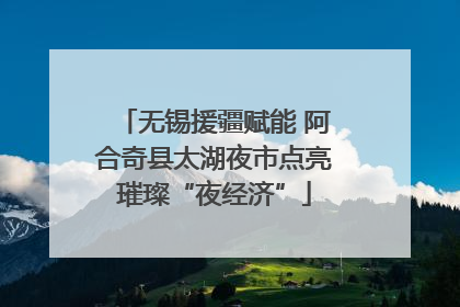 无锡援疆赋能 阿合奇县太湖夜市点亮璀璨“夜经济”