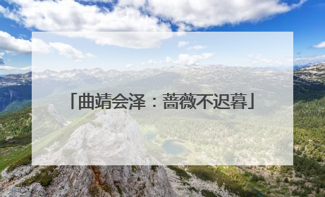 曲靖会泽：蔷薇不迟暮