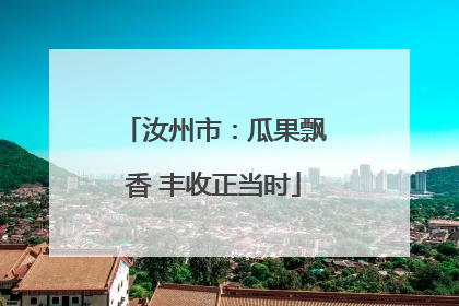 汝州市：瓜果飘香 丰收正当时