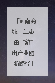 河南商城：生态鱼“游”出产业链新路径