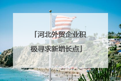 河北外贸企业积极寻求新增长点