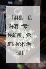 淇县：秸秆清“零”焕新颜，党群同心长治理