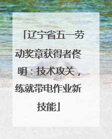 辽宁省五一劳动奖章获得者佟明：技术攻关，练就带电作业新技能