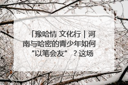 豫哈情 文化行｜河南与哈密的青少年如何 “以笔会友”？这场书画展藏着答案