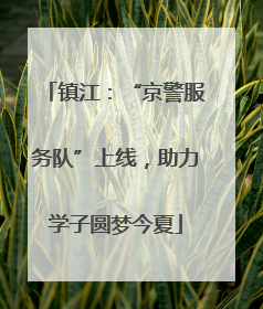 镇江：“京警服务队”上线，助力学子圆梦今夏