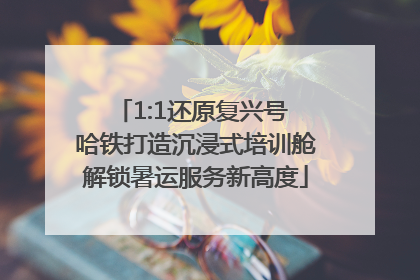 1:1还原复兴号 哈铁打造沉浸式培训舱解锁暑运服务新高度