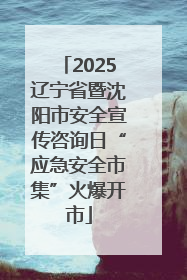 2025辽宁省暨沈阳市安全宣传咨询日“应急安全市集”火爆开市