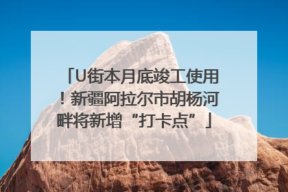 U街本月底竣工使用！新疆阿拉尔市胡杨河畔将新增“打卡点”